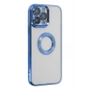 Mey İthalat®   iPhone 14 Pro Max Kılıf Slot Silikon - Mavi