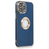 Mey İthalat®   iPhone 14 Pro Max Kılıf Store Silikon - Mavi