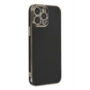 Mey İthalat®   iPhone 14 Pro Max Kılıf Volet Silikon - Siyah