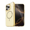 Mey İthalat®   iPhone 14 Pro Max Live Diamond Magsafe Kapak - Sarı