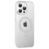 Mey İthalat®   iPhone 14 Pro Max Move Taşlı Magsafe Kapak - Gümüş