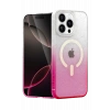 Mey İthalat®   iPhone 14 Pro Max Pummel Shiny Magsafe Kapak - Pembe