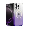 Mey İthalat®   iPhone 14 Pro Pummel Shiny Magsafe Kapak - Mor