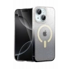 Mey İthalat®   iPhone 14 Pummel Shiny Magsafe Kapak - Siyah