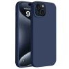 Mey İthalat®   iPhone 15 Kılıf First Silikon - Lacivert