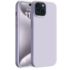 Mey İthalat®   iPhone 15 Plus Kılıf First Silikon - Lila