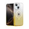 Mey İthalat®   iPhone 15 Plus Pummel Shiny Magsafe Kapak - Gold