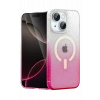 Mey İthalat®   iPhone 15 Plus Pummel Shiny Magsafe Kapak - Pembe