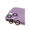 Mey İthalat®   iPhone 15 Plus Raze Metal Kamera Lens - Sarı