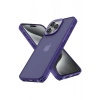 Mey İthalat®   iPhone 15 Pro Kılıf Elegant Kapak - Derin Mor