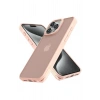Mey İthalat®   iPhone 15 Pro Kılıf Elegant Kapak - Pudra