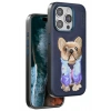 Mey İthalat®   iPhone 15 Pro Max Cute Desenli Kapak - Lacivert