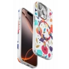Mey İthalat®   iPhone 15 Pro Max Flower Series Magsafe Kapak - Beyaz