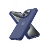 Mey İthalat®   iPhone 15 Pro Max Kılıf Elegant Kapak - Lacivert