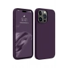 Mey İthalat®   iPhone 15 Pro Max Kılıf First Silikon - Mürdüm