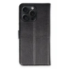 Mey İthalat®   iPhone 15 Pro Max Kılıf Trend S Plus Kapaklı Kılıf - Siyah
