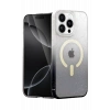 Mey İthalat®   iPhone 15 Pro Pummel Shiny Magsafe Kapak - Siyah