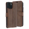 Mey İthalat®   iPhone 15 Trend S Plus Kapaklı Kılıf - Taba