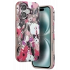 Mey İthalat®   iPhone 16 Flower Series Magsafe Kapak - Pembe