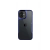Mey İthalat®   iPhone 16 Kılıf Boyi Silikon Kapak - Lacivert