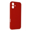 Mey İthalat®   iPhone 16 Kılıf First Silikon - Kırmızı