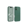 Mey İthalat®   iPhone 16 Kılıf First Silikon - Koyu Yeşil