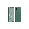 Mey İthalat®   iPhone 16 Kılıf First Silikon - Koyu Yeşil
