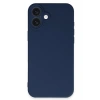 Mey İthalat®   iPhone 16 Kılıf First Silikon - Lacivert