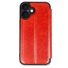Mey İthalat®   iPhone 16 Kılıf Flip Cover - Kırmızı