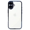 Mey İthalat®   iPhone 16 Kılıf  Lensli Silikon - Açık Mavi