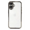 Mey İthalat®   iPhone 16 Kılıf  Lensli Silikon - Titanyum Gri