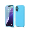 Mey İthalat®   iPhone 16 Kılıf Nano içi Kadife Silikon - Mavi