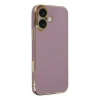 Mey İthalat®   iPhone 16 Kılıf Volet Silikon - Mor