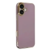 Mey İthalat®   iPhone 16 Kılıf Volet Silikon - Mor