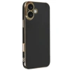 Mey İthalat®   iPhone 16 Kılıf Volet Silikon - Siyah