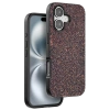 Mey İthalat®   iPhone 16 Plus Bright Simli Kapak - Derin Mor