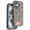 Mey İthalat®   iPhone 16 Plus Bright Simli Kapak - Gold
