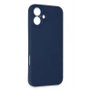 Mey İthalat®   iPhone 16 Plus Kılıf First Silikon - Lacivert