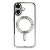 Mey İthalat®   iPhone 16 Plus Kılıf Kross Magneticsafe Kapak - Gümüş