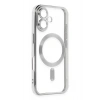 Mey İthalat®   iPhone 16 Plus Kılıf Kross Magneticsafe Kapak - Gümüş