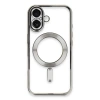 Mey İthalat®   iPhone 16 Plus Kılıf Kross Magneticsafe Kapak - Gümüş