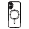 Mey İthalat®   iPhone 16 Plus Kılıf Kross Magneticsafe Kapak - Siyah