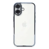 Mey İthalat®   iPhone 16 Plus Kılıf  Lensli Silikon - Açık Mavi