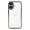 Mey İthalat®   iPhone 16 Plus Kılıf  Lensli Silikon - Mor