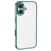 Mey İthalat®   iPhone 16 Plus Kılıf  Lensli Silikon - Turkuaz