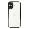 Mey İthalat®   iPhone 16 Plus Kılıf  Lensli Silikon - Yeşil
