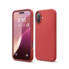 Mey İthalat®   iPhone 16 Plus Kılıf Nano içi Kadife Silikon - Kırmızı