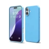 Mey İthalat®   iPhone 16 Plus Kılıf Nano içi Kadife Silikon - Mavi