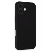 Mey İthalat®   iPhone 16 Plus Kılıf Nano içi Kadife Silikon - Siyah