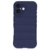 Mey İthalat®   iPhone 16 Plus Kılıf Optimum Silikon - Lacivert